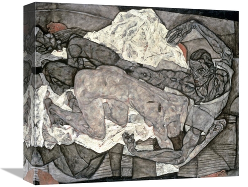 Global Gallery GCS-282811-16-142 16 in. Liebespaar - Mann Und Frau I A