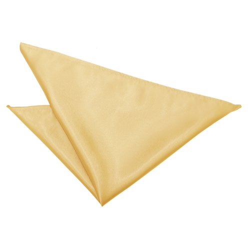 Plain Satin Handkerchief - Pale Yellow