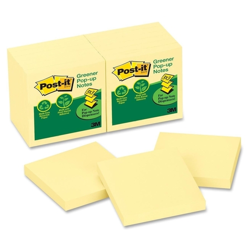 3M Office Products MMMR330RP12YW Sticky note Notes, Recycled Pop-U