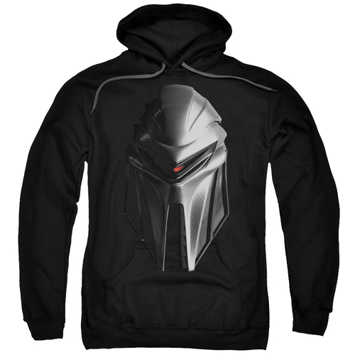 Trevco BSG100-AFTH-5 BSG & Cylon Head Adult Pull-Over Hoodie, Blac