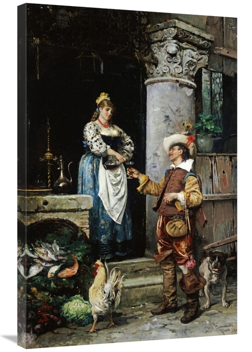 Global Gallery GCS-267301-36-142 36 in. Wine for the Weary Art Print -