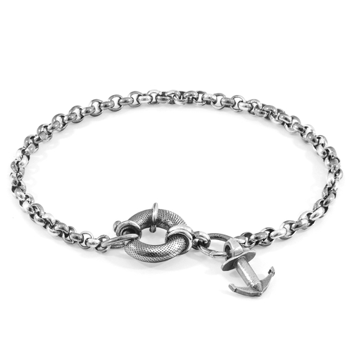 Clyde II Silver Chain Bracelet