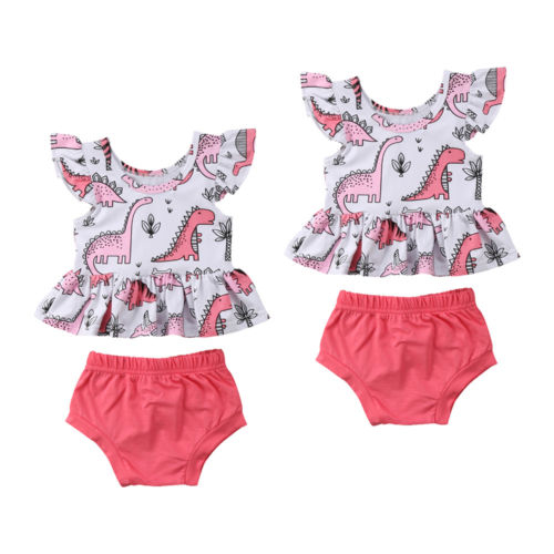 Summer Infant Kids Baby Girl Animal Tops