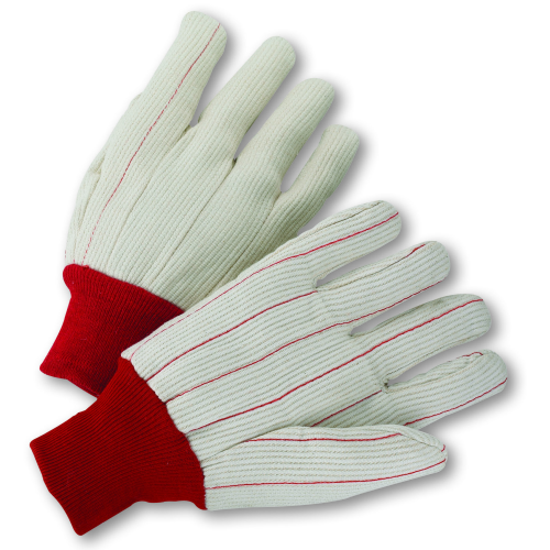 West Chester 813-K81SCNCRI Knit Wrist 18EQ Fully Corded Gloves, Re