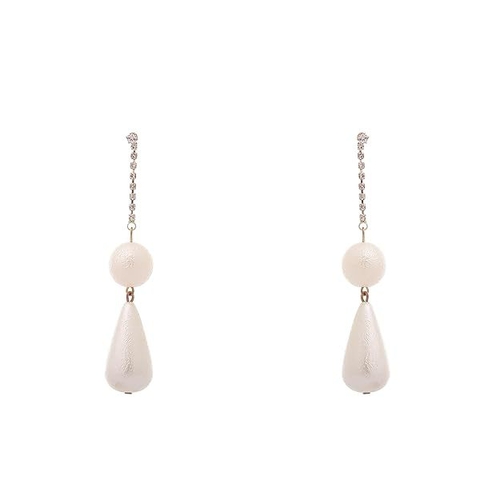 Snow White Dangle Earrings Tassel Earring, Drops & Danglers for women