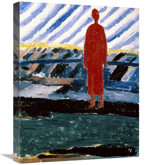 Global Gallery GCS-278327-22-142 22 in. A Red Figure Art Print - Kazim