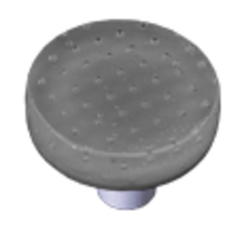 Hot Knobs HK1212-KRA Bubbles Deco Gray Round Glass Cabinet Knob - Alum