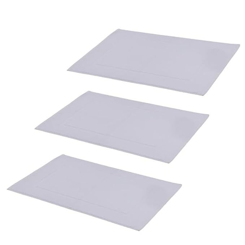 300G Hotel Frame 100% Cotton Bath MAT Standard - 800GMS - White - Pack