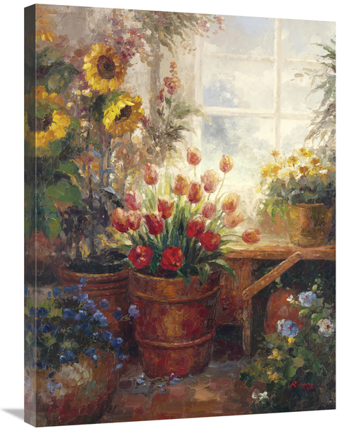 Global Gallery GCS-121143-2432-142 24 x 32 in. Sunflower Garden I Art 