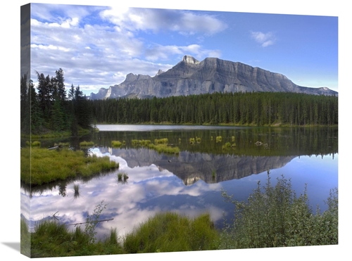 Global Gallery GCS-397118-2228-142 22 x 28 in. Mount Rundle & Boreal F