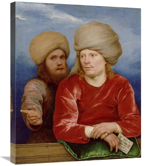 Global Gallery GCS-459890-2228-142 22 x 28 in. Double Portrait Art Pri