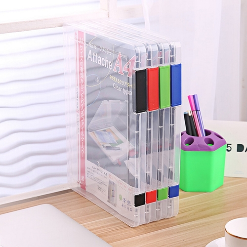 A4 Transparent Storage Box Clear Plastic Document