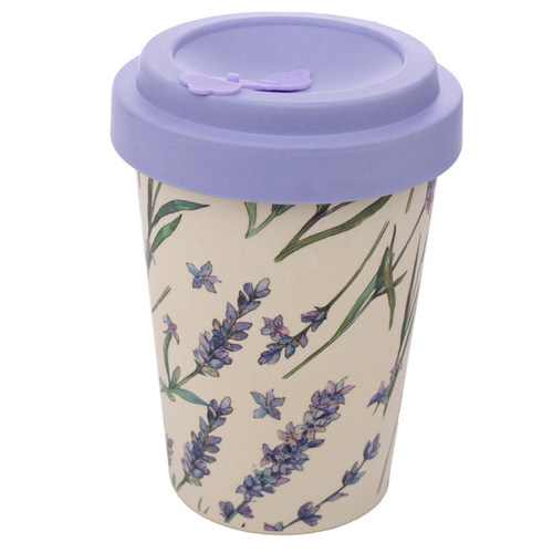 Bamboo Composite Lavender Fields Screw Top Travel Mug