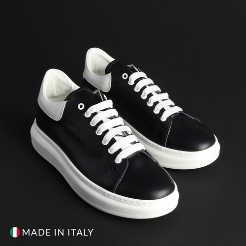 Blue R21 REY_1_NAPPA_BLU-BIANCO