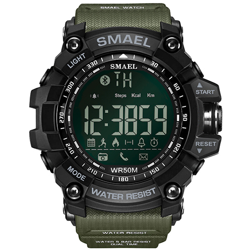 50Meters Swim Dress Sport Watches Smael Brand Army