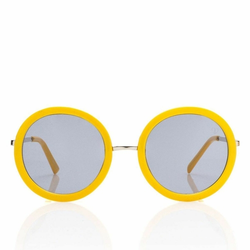 Sunglasses Paparazzi Valeria Mazza Design Yellow (60 mm)