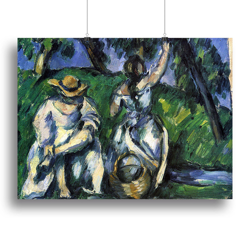 Figures by Cezanne Canvas Print or Poster