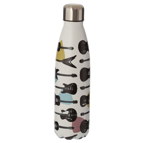 Guitar Headstock Stainless Steel Insulated Drinks Bottle