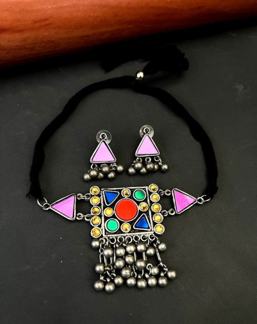 Traditonal Fashion Ethnic Afghani Traditional Oxidised Silver Handmade