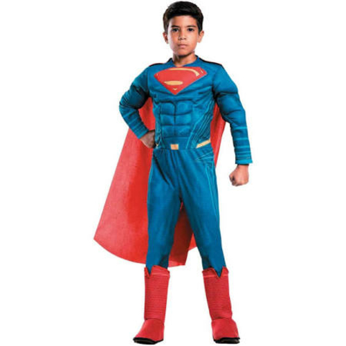 Rubies 249205 Justice League Movie Superman Deluxe Child Costume, 