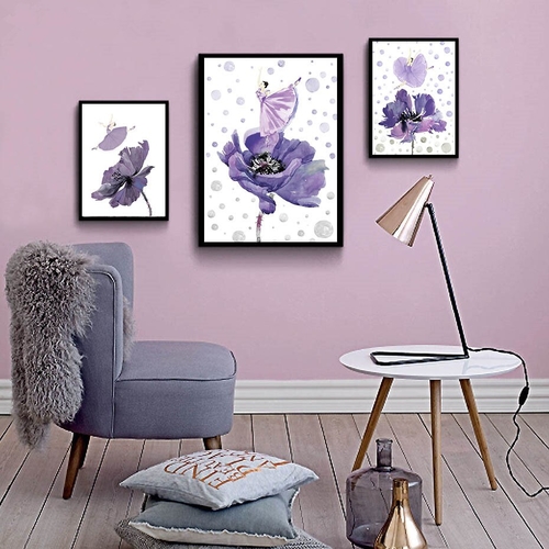 Modern Abstract Canvas Painting Dancer On