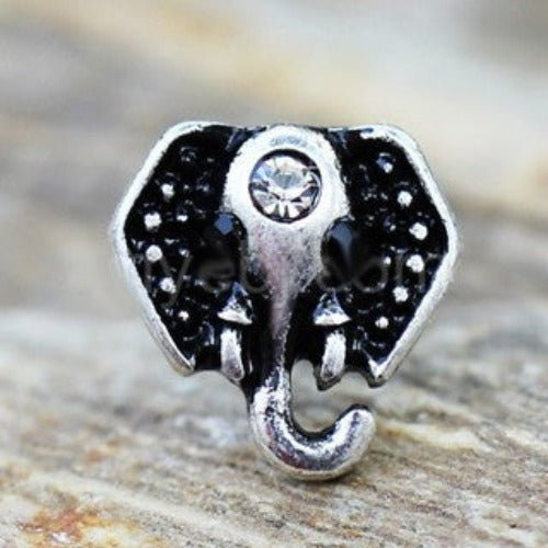 316L Stainless Steel Jeweled Elephant Cartilage Earring