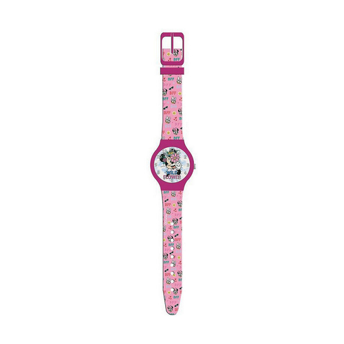 Infant's Watch Cartoon MINNIE - TIN BOX (Ø 32 mm)