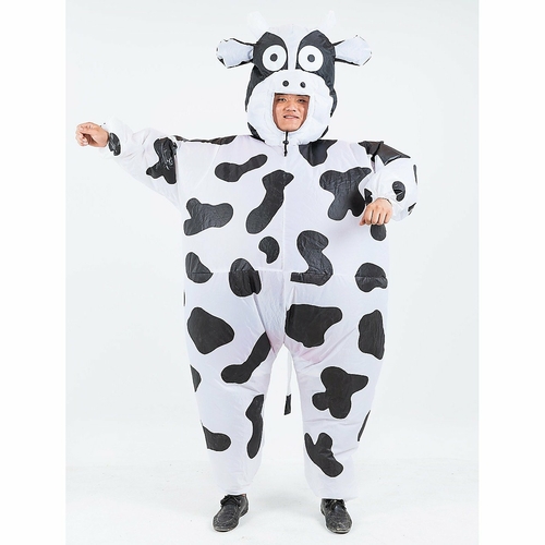 Cow Fancy Dress Inflatable Suit -Fan Operated Costume