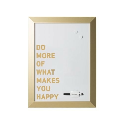MasterVision MM04445612 Quote Do More Magnetic Dry Erase Board with Go