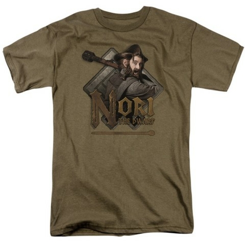Trevco The Hobbit-Nori Short Sleeve Adult 18-1 Tee- Safari Green - 2X