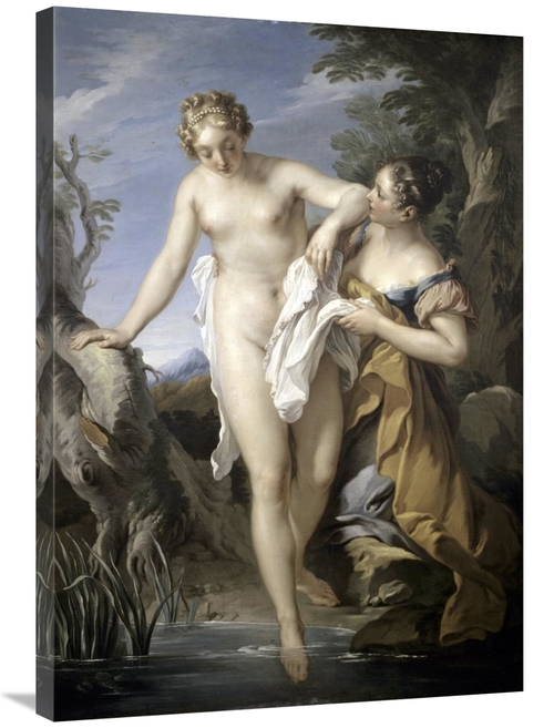 Global Gallery GCS-278792-36-142 36 in. Bather & Her Attendant Art Pri
