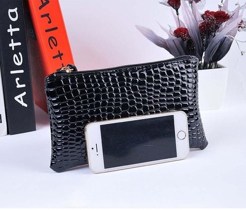 women's clutch bag PU leather Crocodile