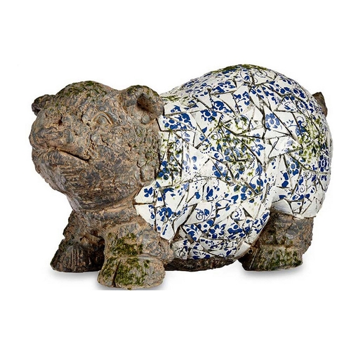 Decorative Garden Figure Mosaic Pig Polyresin (20,5 x 26 x 47 cm)