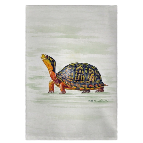 Betsy Drake GT491 Happy Turtle Guest Towel - 20 x 20 in.