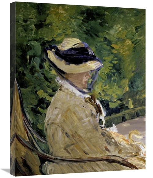 Global Gallery GCS-278366-30-142 30 in. Madame Manet at Bellevue Art P