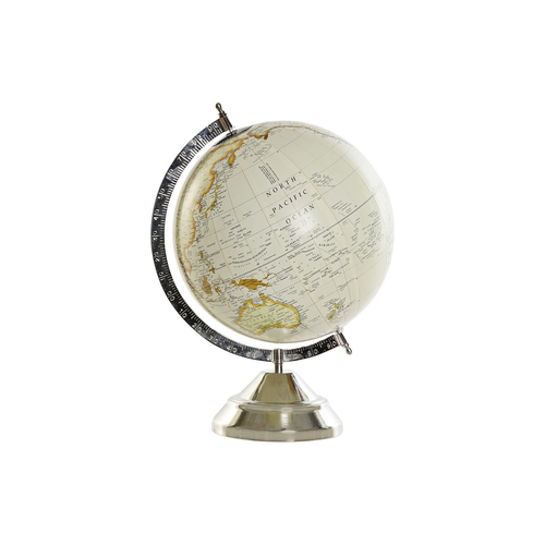 Globe DKD Home Decor Silver Beige Metal (27 x 25 x 40 cm)