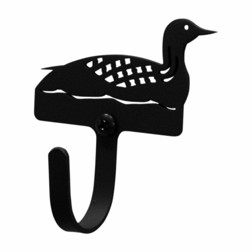 Wrought Iron Loon Wall Hook Decorative Small
