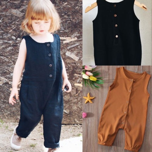 Kids Baby Girls Infant Jumpsuit Bodysuit 1PCS