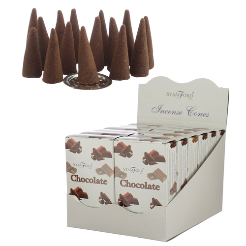 Stamford Hex Incense Cones - Chocolate