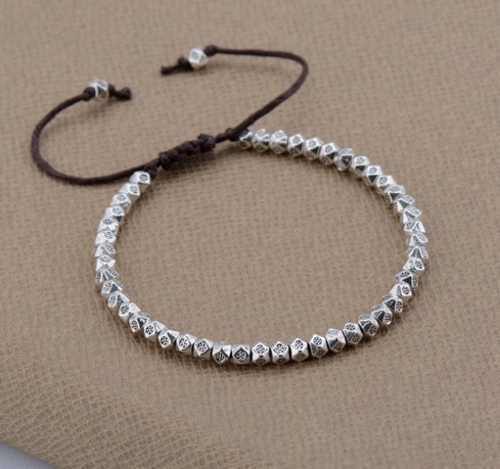 New Chic Antique Silver Bead Adjustable Bracelet