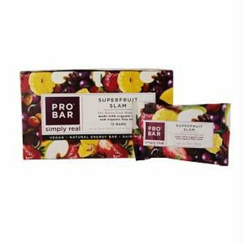 Probar AY07108 Probar Organic  Super Fruit Slam Bar -12x3 Oz