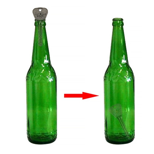 2 Pcs/set Trick Props Key Folding Key Toy Thru