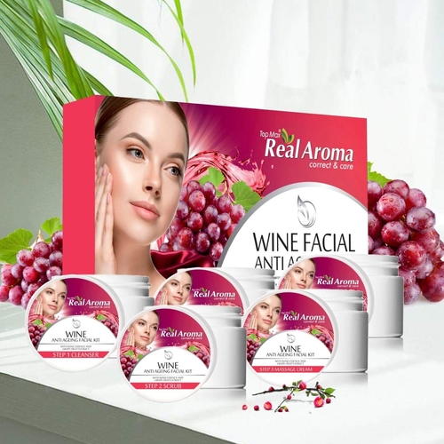 Red Wine Facail kit (5 in 1)