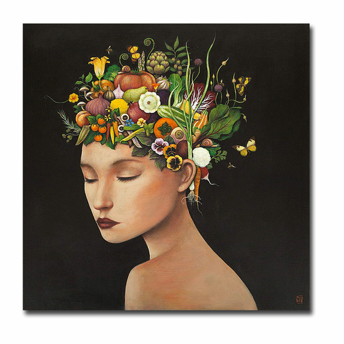 Artistic Home Gallery 1616H237IG Slow Food for Thought by Duy Huynh Cu