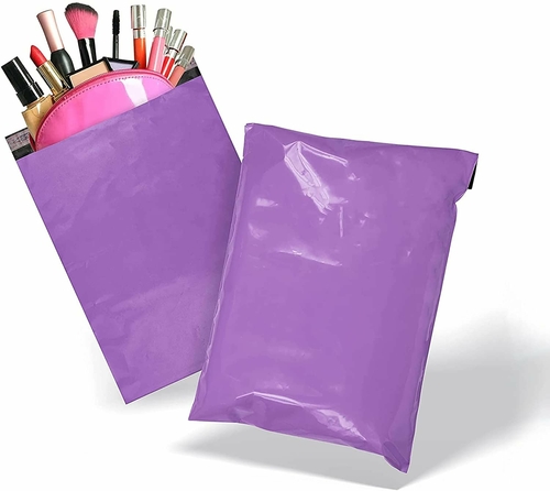 Amiff Purple Poly Mailers 6 x 9, Peel and Seal Poly Shipping Bags for