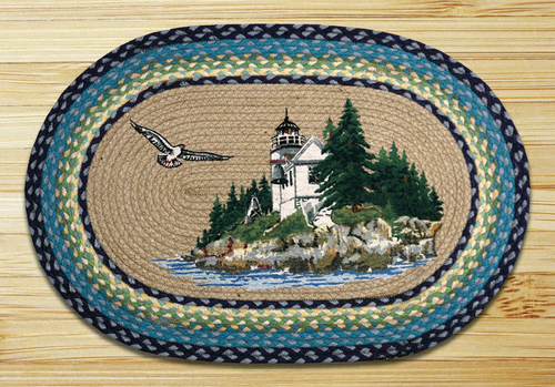 Capitol Importing 65-311BH Bass Harbor - 20 in. x 30 in. Oval Patch