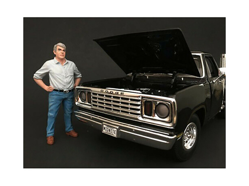 70\'s Style Figurine V for 1/18 Scale Models by American Diorama