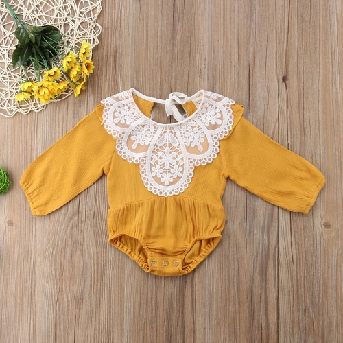 Infant Newborn Baby Girls Jumpsuit Romper Clothes