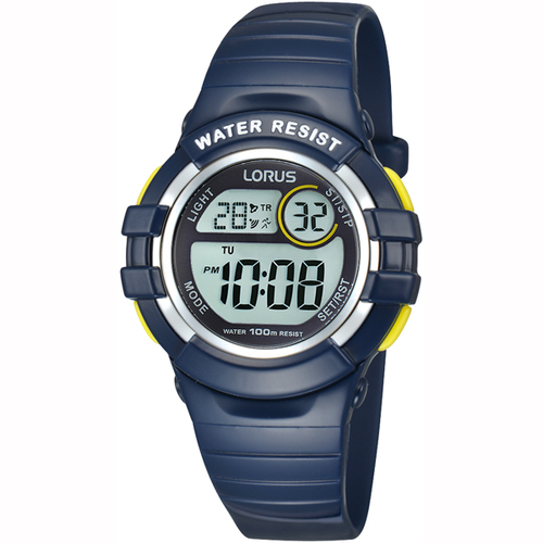 Lorus R2381H Multi-Functional Digital Watch - Blue