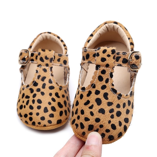 2019 Hot Sale Genuine Leather Baby shoes Leopard